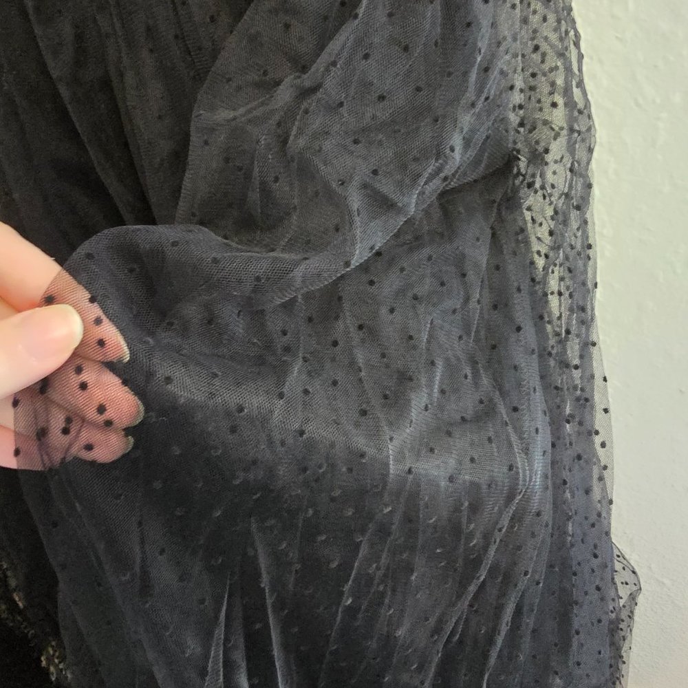 NWT Modcloth Tulle Night Long One-Shoulder Dress - Picture 3 of 5